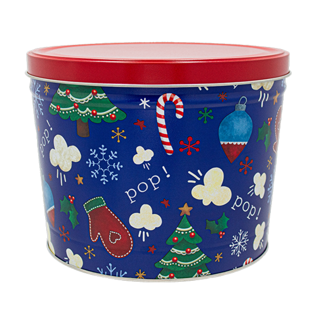 3-Flavor Holiday Popcorn Tin