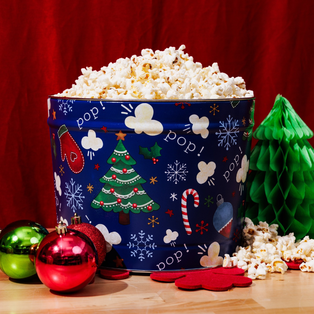 3-Flavor Holiday Popcorn Tin