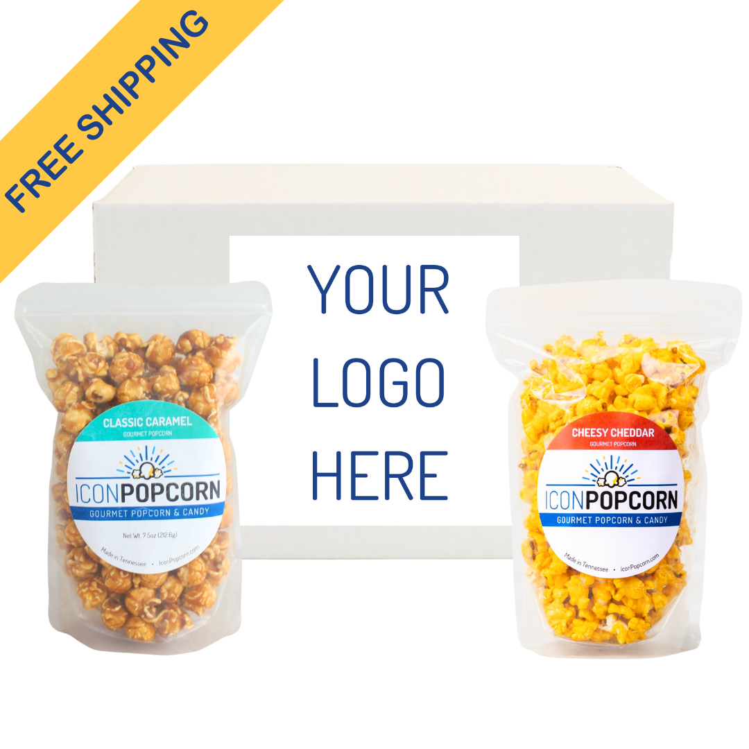 Add Your Own Logo Popcorn Gift Box