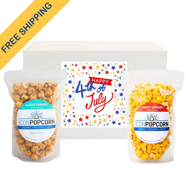 Happy 4th of July Popcorn Gift Box - Icon Popcorn