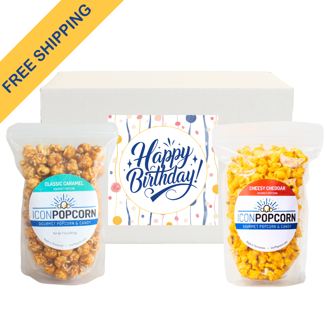 Happy Birthday Popcorn Gift Box