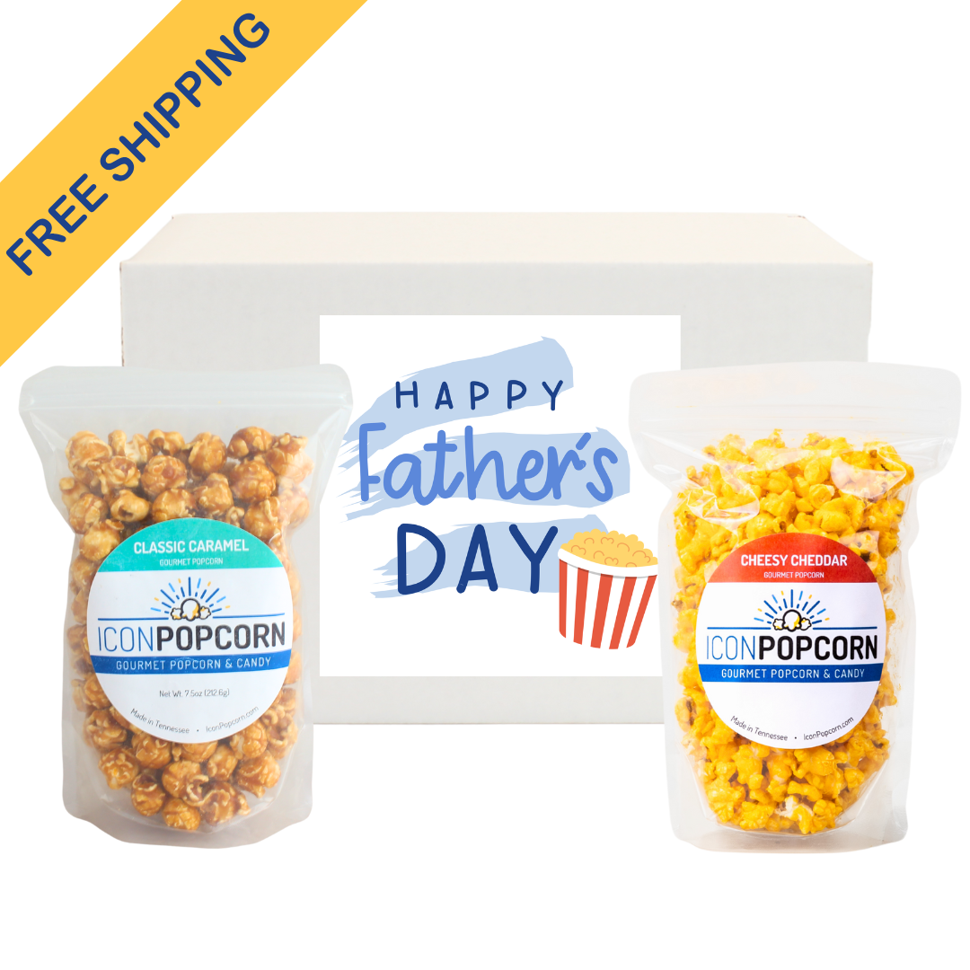 Happy Father's Day Popcorn Gift Box