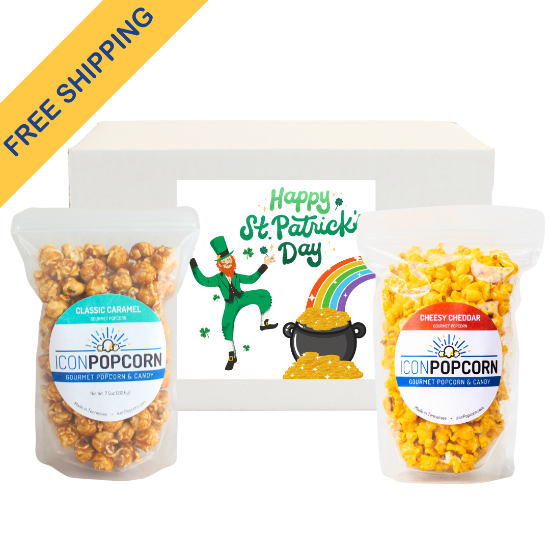 Happy St. Patrick's Day Popcorn Gift Box