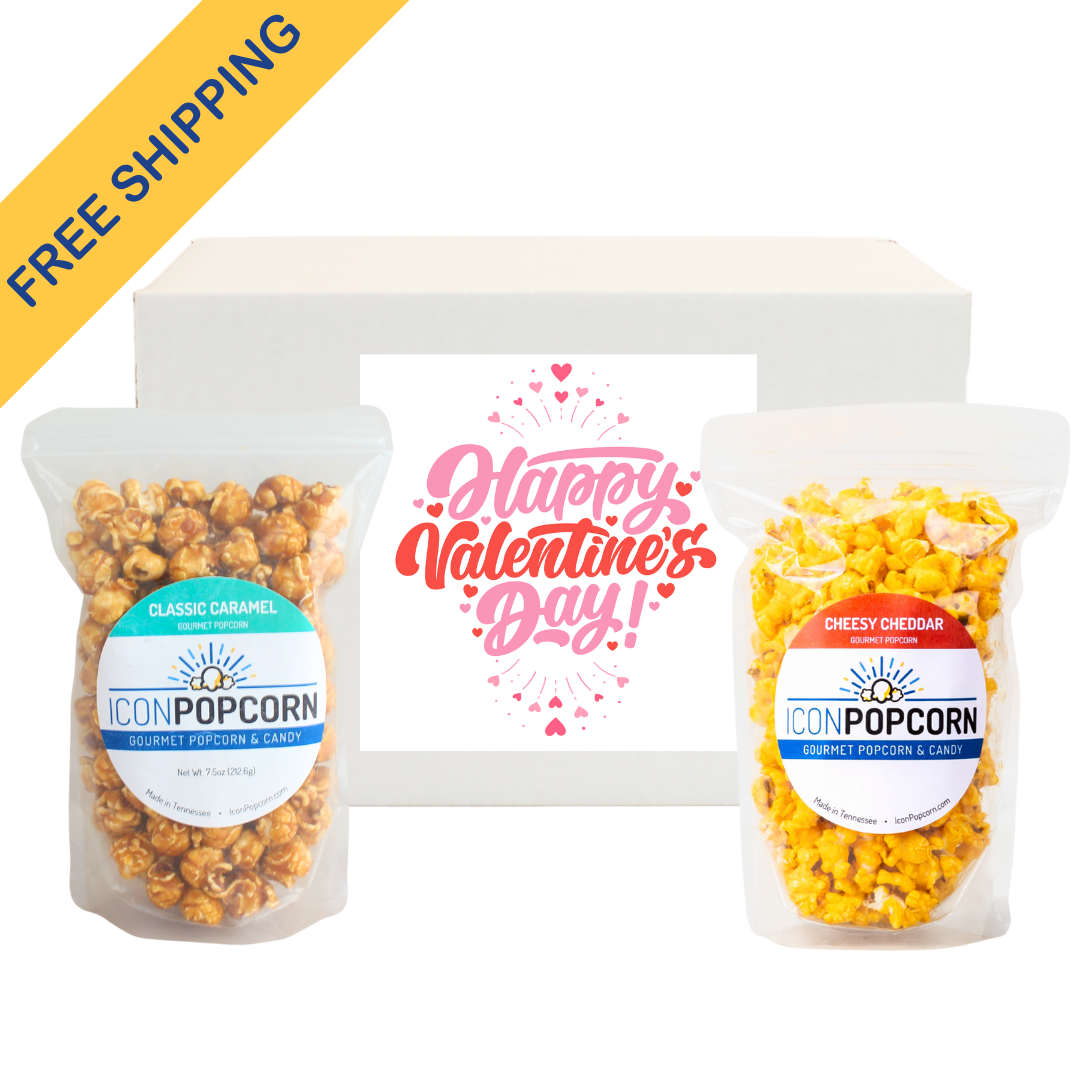 Happy Valentine's Day Popcorn Gift Box