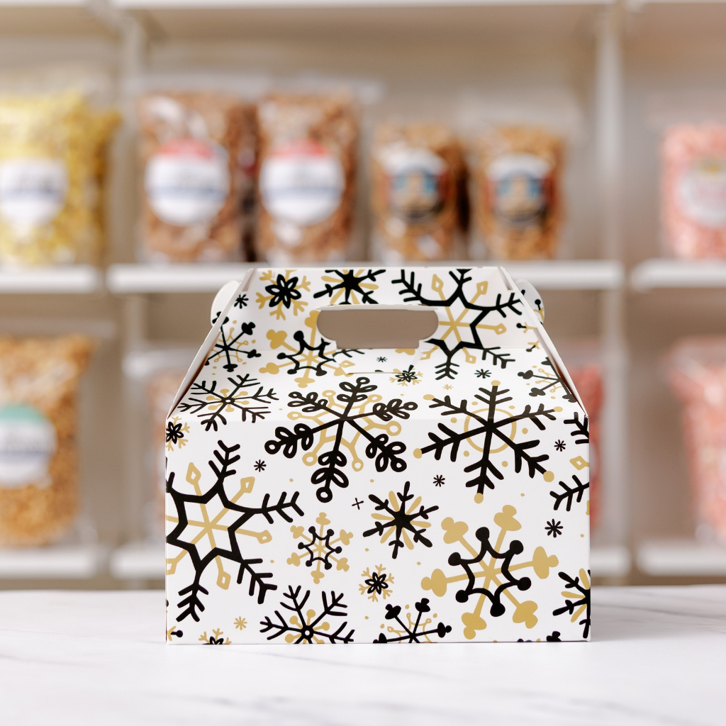 Holiday Popcorn Gable Box Gift Set