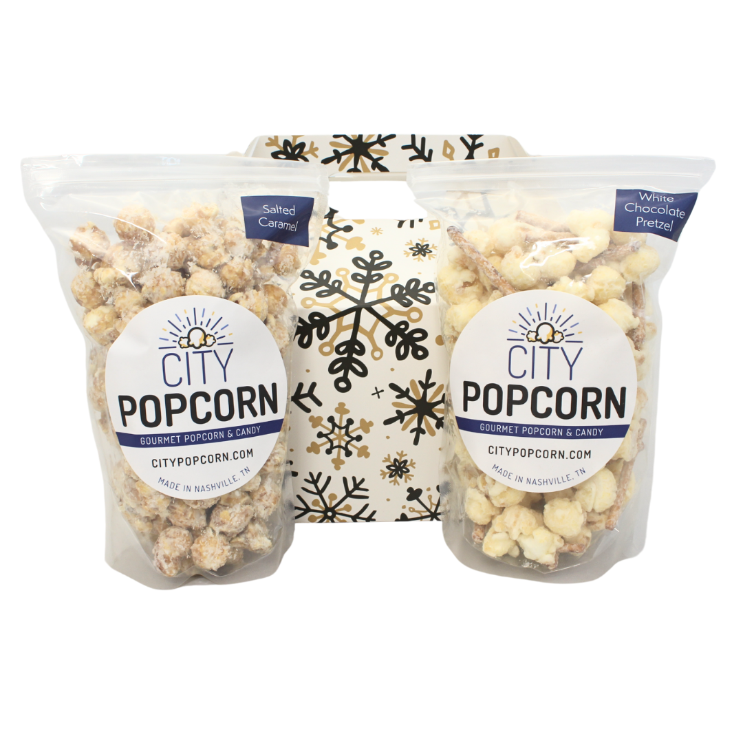 Holiday Popcorn Gable Box Gift Set