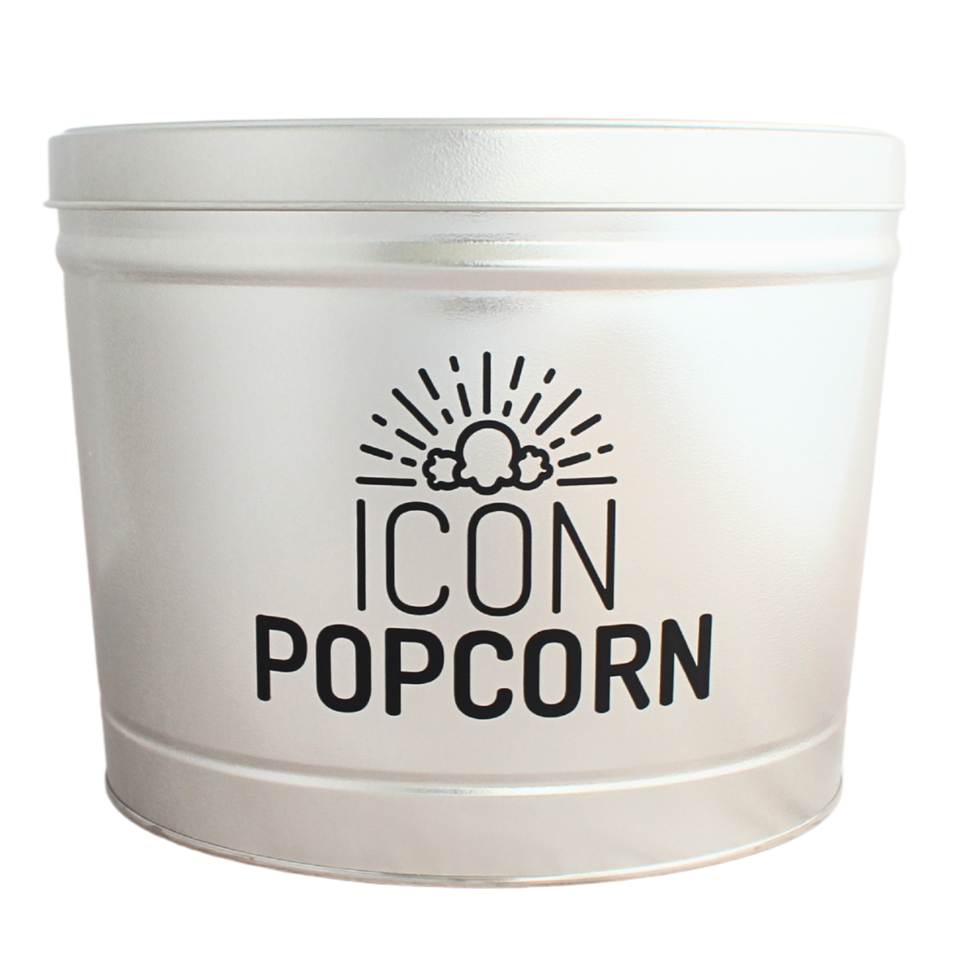 Gourmet Popcorn 3 Flavor Icon Popcorn Tin