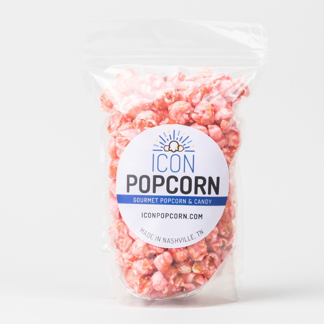 Sweet Strawberry Candied Popcorn